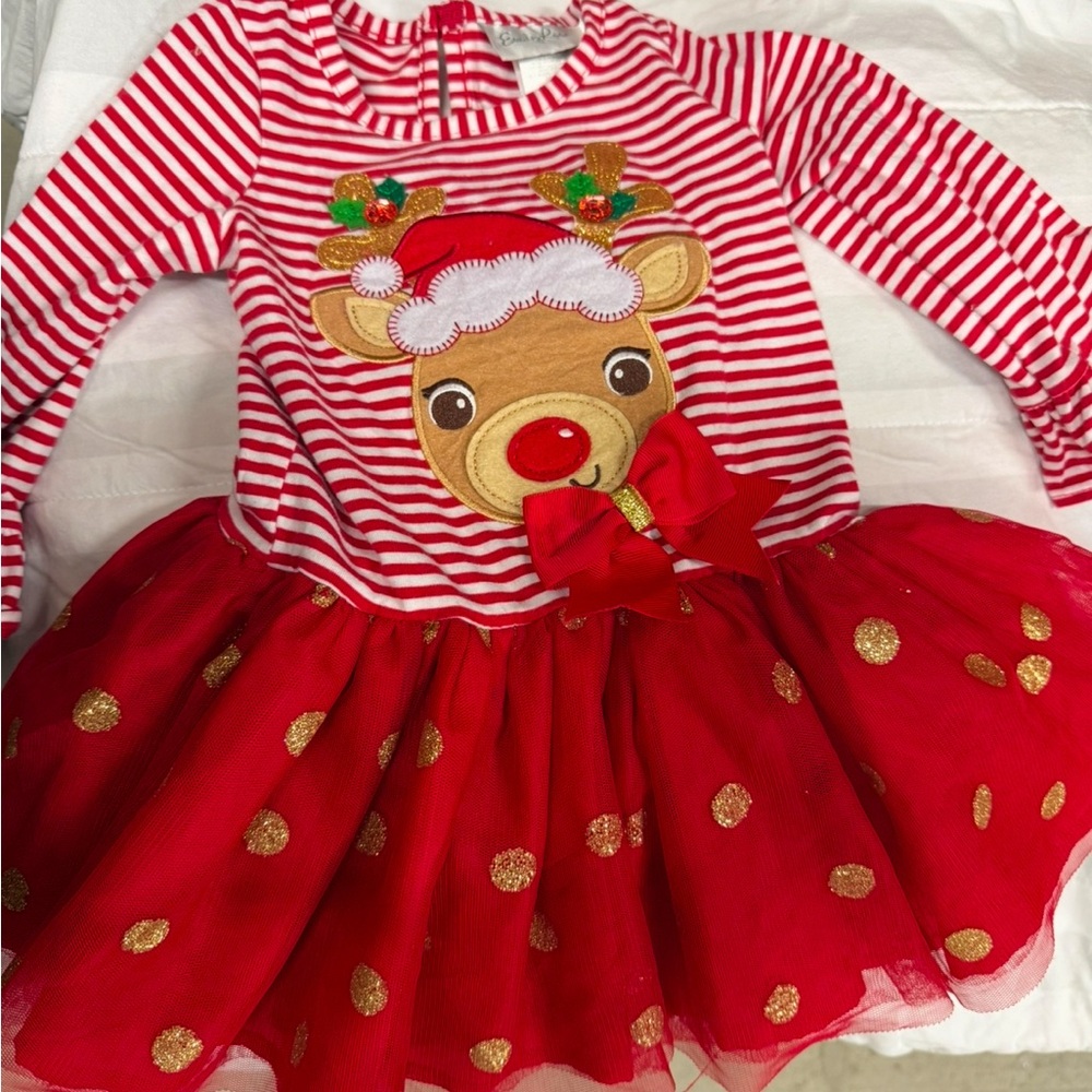 Red dress 2T holiday Christmas dress